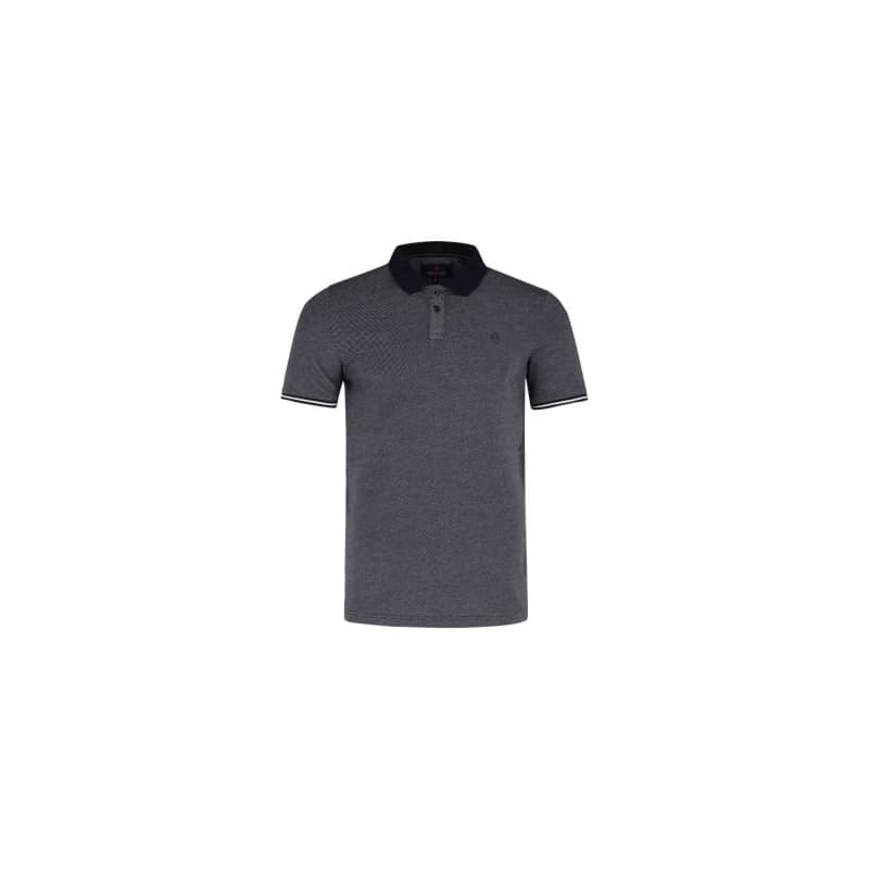 Pánske polo tričko s krátkym rukávom VOLCANO ROSH-600-NAVY 1