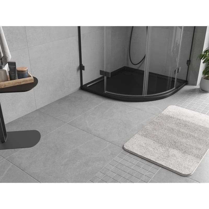 MEXEN - Flow Sprchová vanička štvrťkruh slim 90 x 90, čierna mat 46Q709090 3