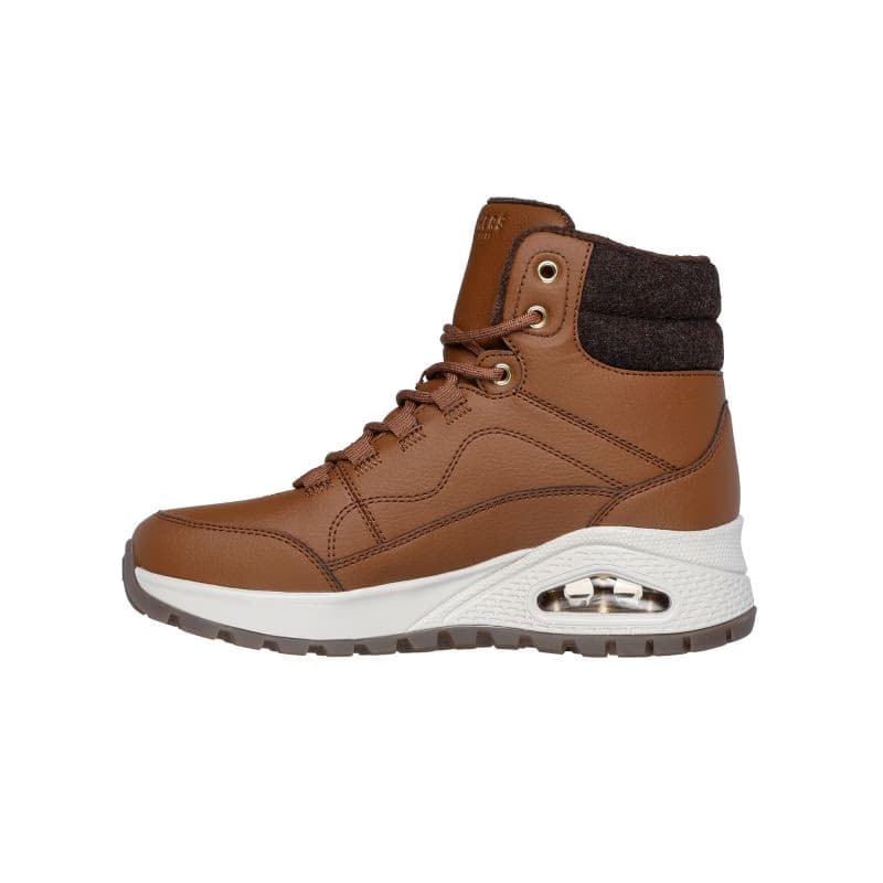 Dámske členkové zimné topánky SKECHERS Uno Rugged wheat 3