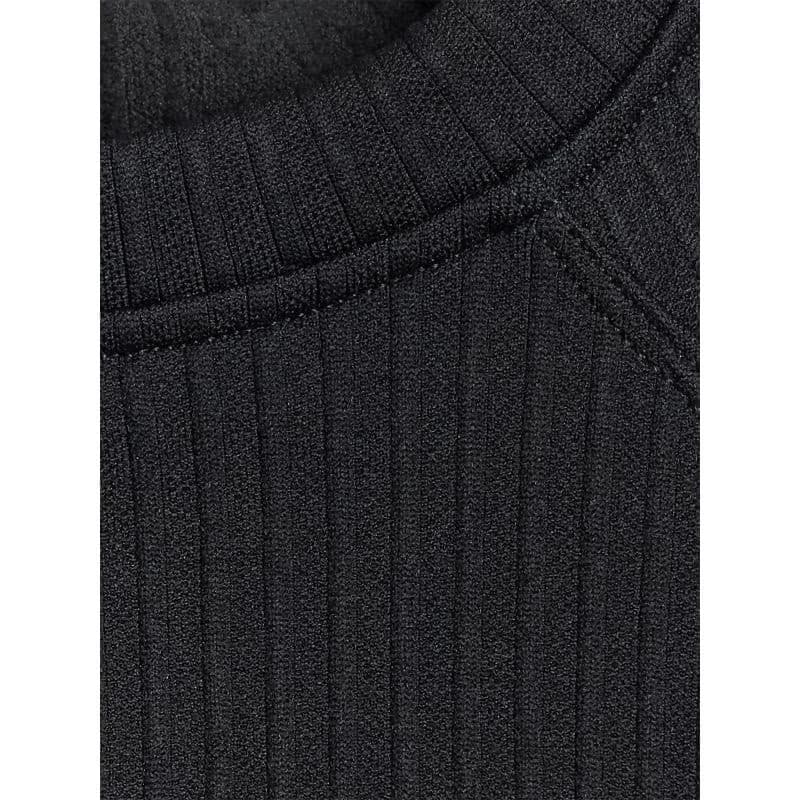 Dievčenské termoprádlo vrchný a spodný diel 4F JUNIOR SEAMLESS UNDERWEAR F251-4FJWAW25USEAF251-20S-DEEP BLACK 4
