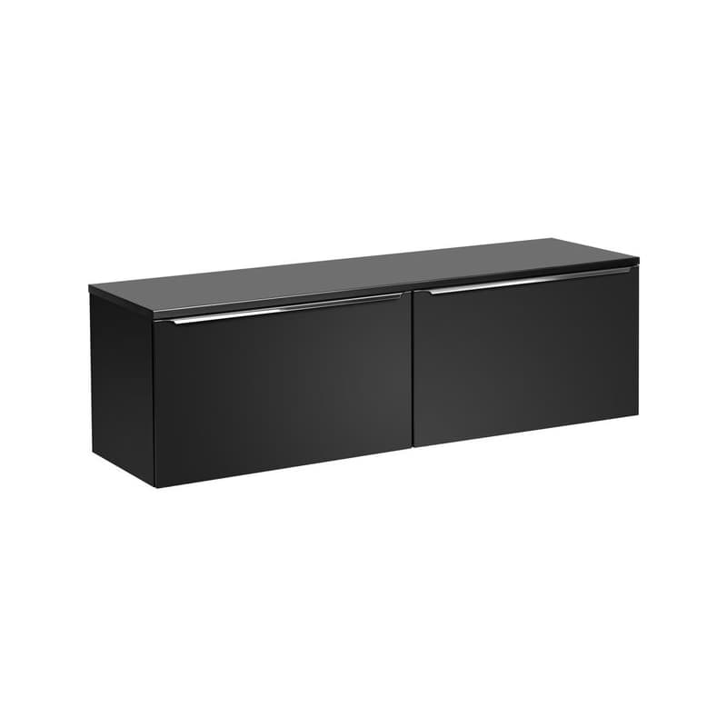 ArtCom Kúpeľňová skrinka s doskou SANTA FE Black D160/1 | 160 cm