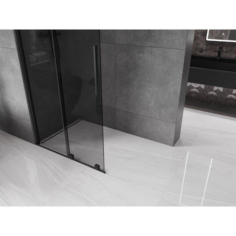 MEXEN/S - Velar Sprchová zástena posuvná Walk-in 100 x 200, grafit 8 mm, čierna 871-100-000-43-70 6