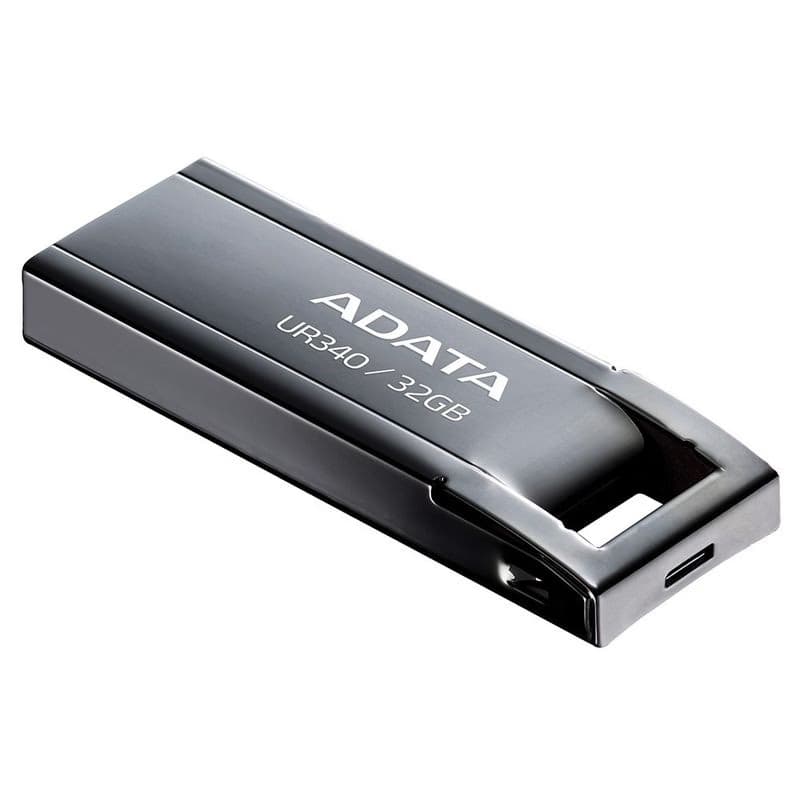 ADATA Flash Disk 32GB UR340, USB 3.2 Dash Drive, kov lesklá čierna 2