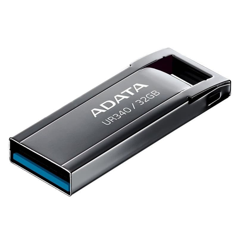 ADATA Flash Disk 32GB UR340, USB 3.2 Dash Drive, kov lesklá čierna 3