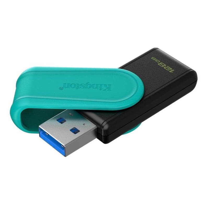 Kingston Flash Disk 128GB USB3.2 Gen 1 DataTraveler Exodia S (Black + Turquoise) 2