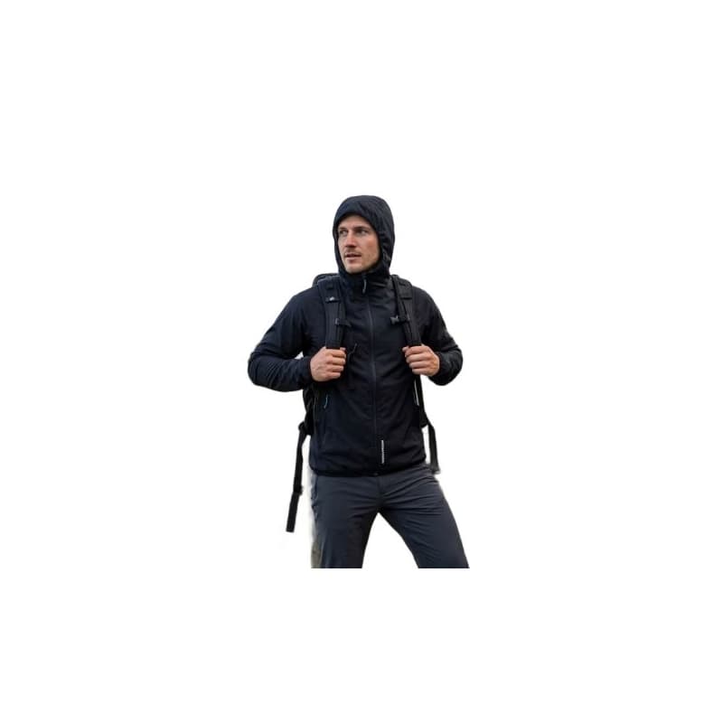 Pánska turistická bunda s kapucňou NORTHFINDER BENEDICTO-269black 1