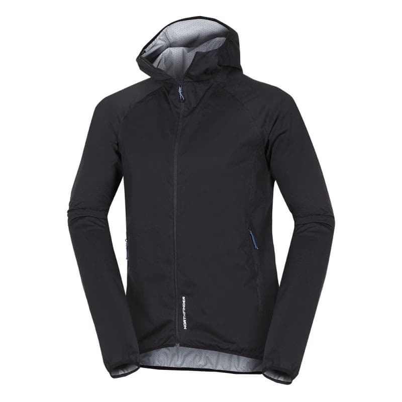 Pánska turistická bunda s kapucňou NORTHFINDER BENEDICTO-269black 2