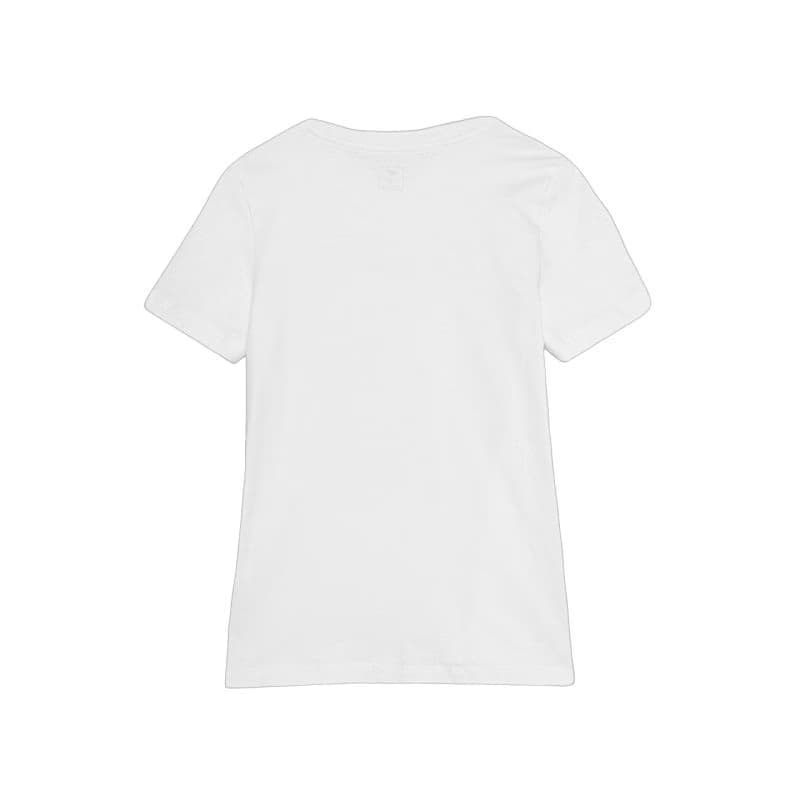 Chlapčenské turistické tričko s krátkym rukávom 4F JUNIOR TSHIRT-4FJWSS24TTSHM1132-10S-WHITE 4