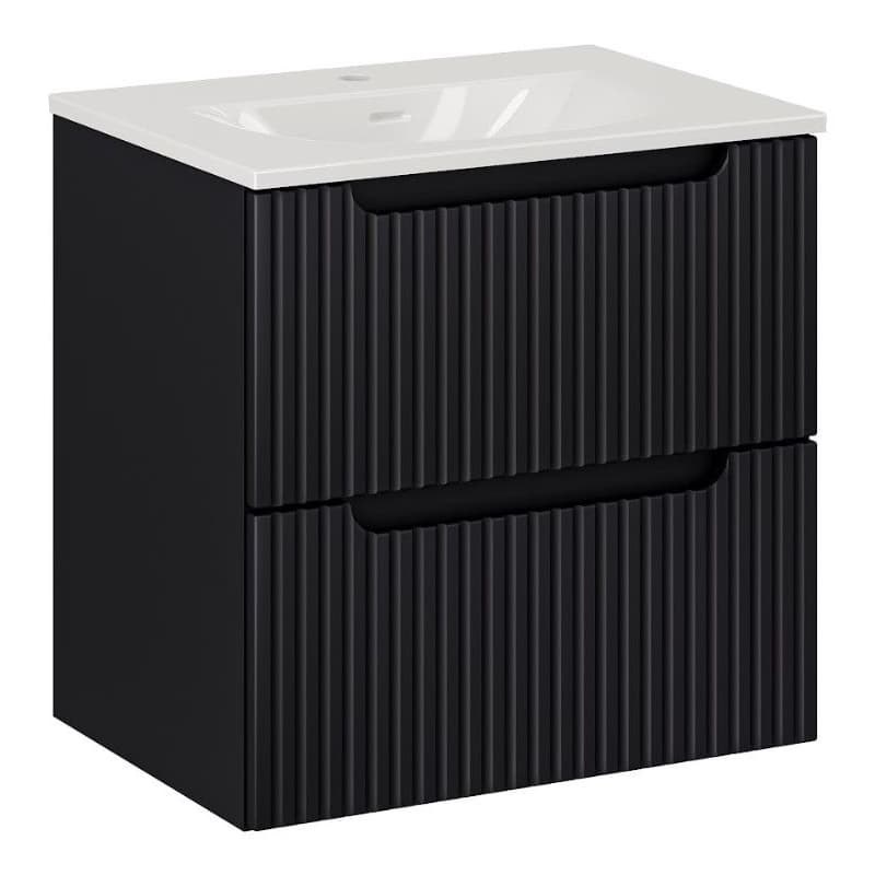 ArtCom Kúpeľňová skrinka s umývadlom NOVA Black U60/1 | 60 cm 1