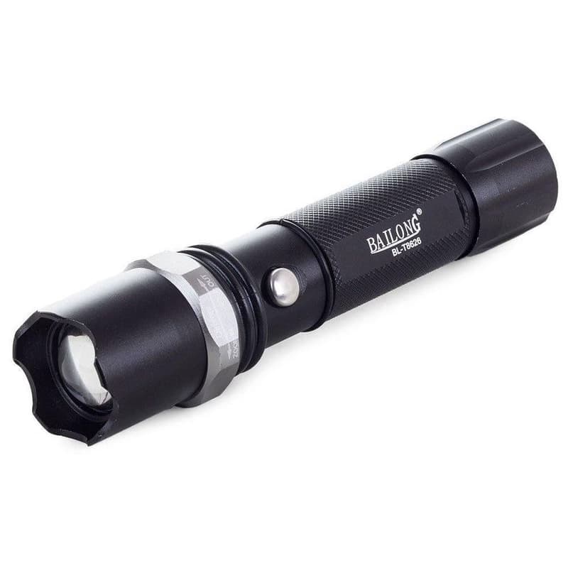 Baterka Bailong BL-8626, LED typu CREE XPE + výstražná násada 3