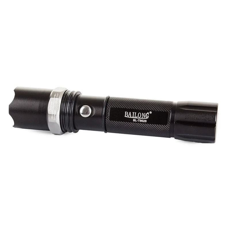 Baterka Bailong BL-8626, LED typu CREE XPE + výstražná násada 6