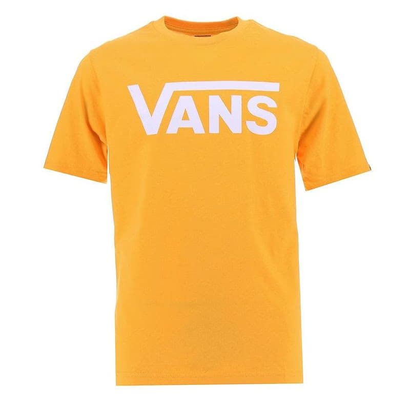 Chlapčenské tričko s krátkym rukávom VANS BY CLASSIC BOYS-OLD GOLD-WHITE 2