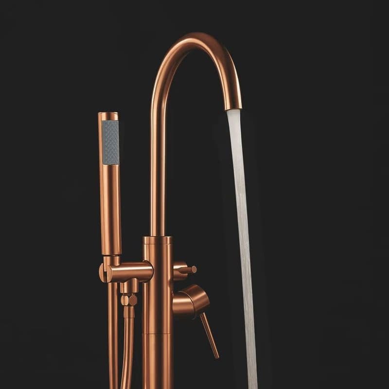 REA - Voľne stojaca batéria Lungo brush copper REA-B7495 5