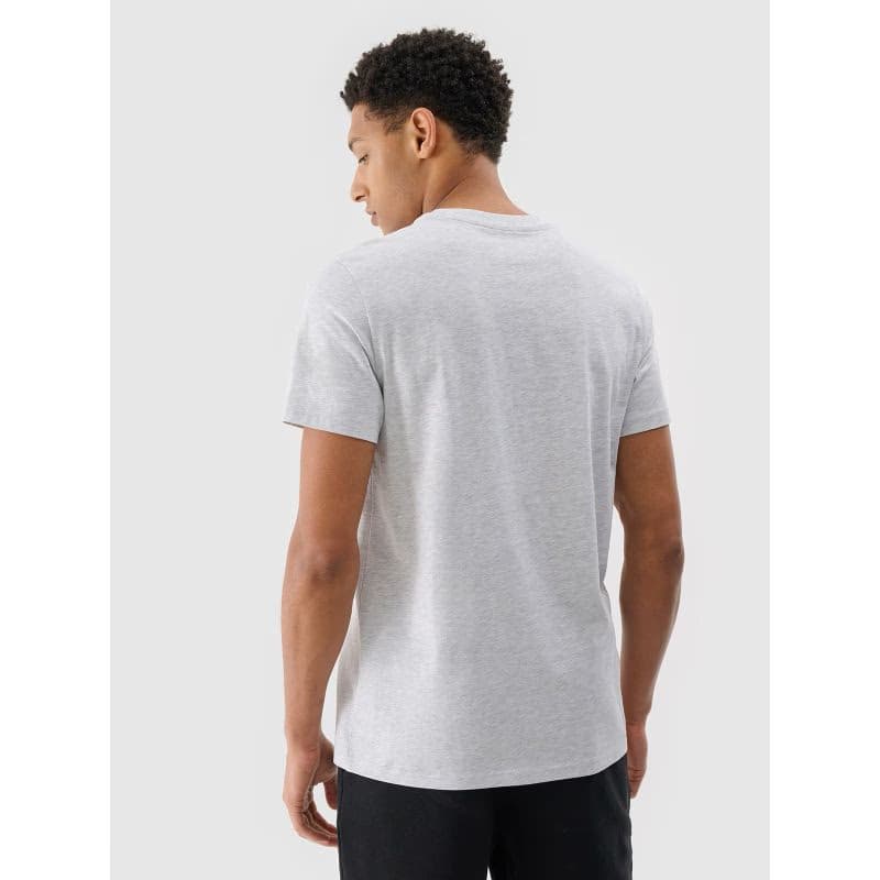 Pánske tričko s krátkym rukávom 4F TSHIRT M2257-27M-COLD LIGHT GREY MELANGE 3