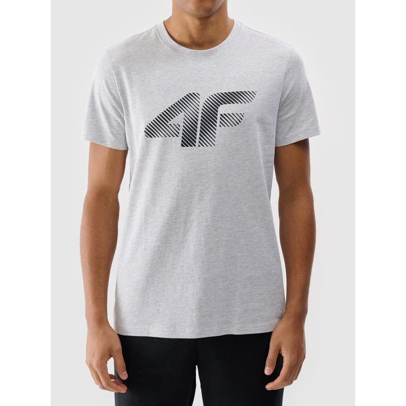 Pánske tričko s krátkym rukávom 4F TSHIRT M2257-27M-COLD LIGHT GREY MELANGE 6