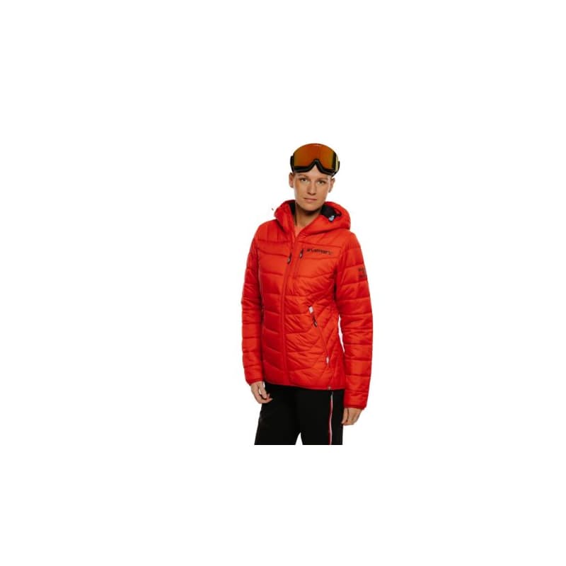 Dámska bunda na skialp EVERETT Insulata Primaloft jckt W red