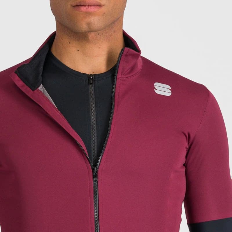 Pánska cyklistická bunda SPORTFUL Fiandre light no rain jacket short sleeve, red wine 6