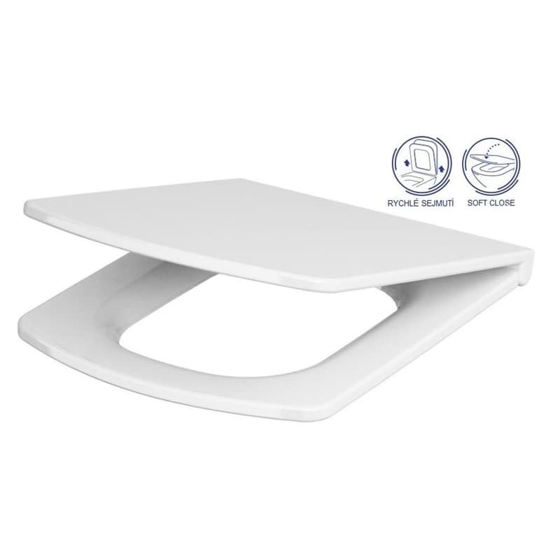 CERSANIT - SEDADLO EASY DUROPLAST SOFT-CLOSE EASY-OFF K98-0089 1