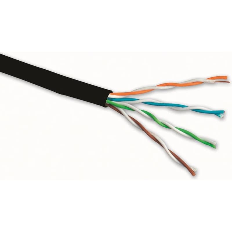 Inštalačný kábel Solarix vonkajší gélový UTP, Cat5E, drôt, PE, box 305m SXKD-5E-UTP-PEG 3