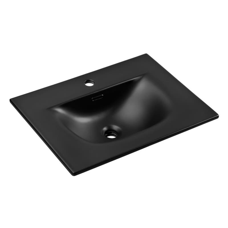 ArtCom Keramické umývadlo SKY1 60 | čierny mat 60 cm