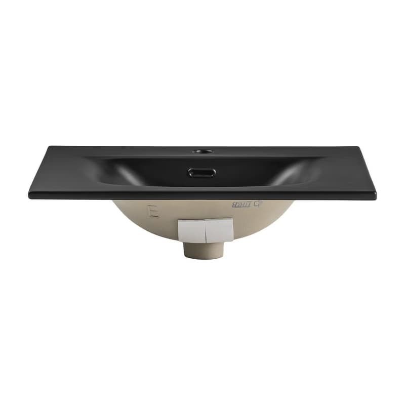 ArtCom Keramické umývadlo SKY1 60 | čierny mat 60 cm 3