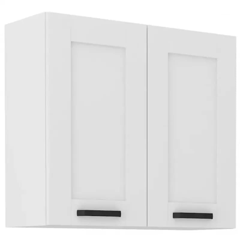 Kuchynská skrinka LUNA biely mat/biely  80g-72 2f 1