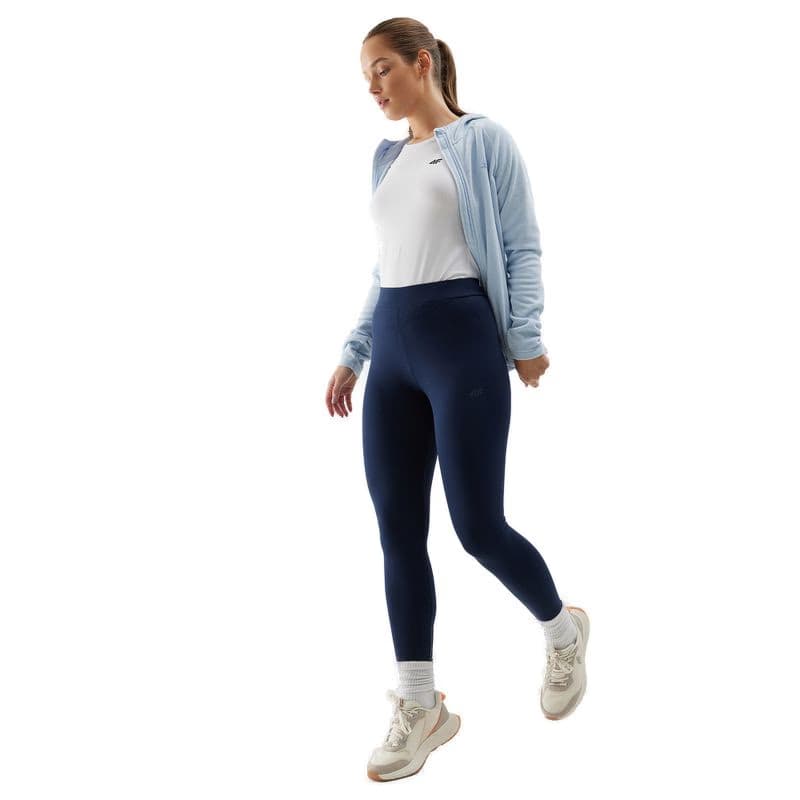 Dámske legíny 4F TIGHTS-WSS24TTIGF137-31S-NAVY 4