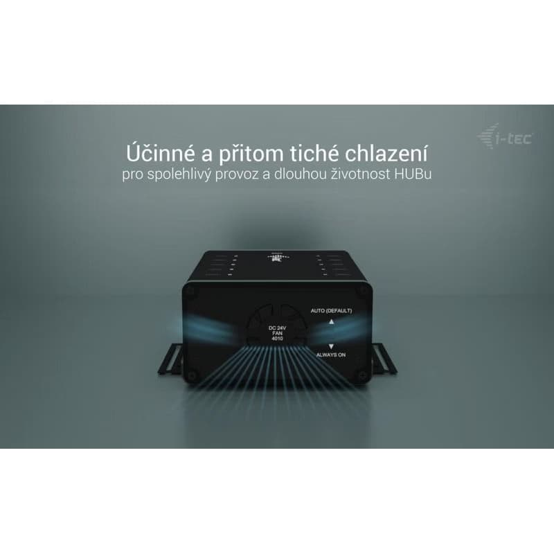 I-tec USB-C/USB-A Metal Charging + Data HUB, 15W per port, 10x USB-C, 180W 5
