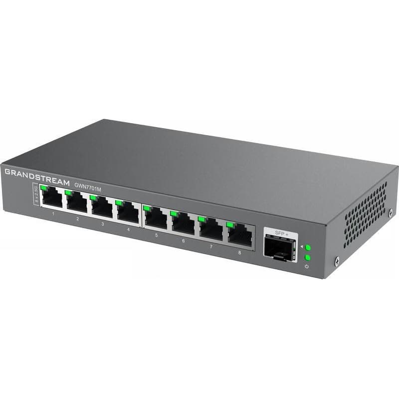 Grandstream GWN7701M Unmanaged Network Switch 8x2,5Gb portov / 1 SFP+ 3