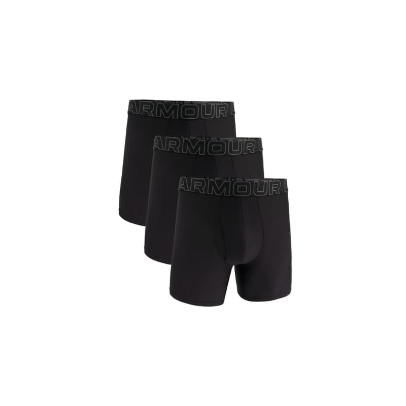 Pánske boxerky UNDER ARMOUR 3 PACK-UA PERFORMANCE TECH MESH -SOLID 6 inch-BLK 1