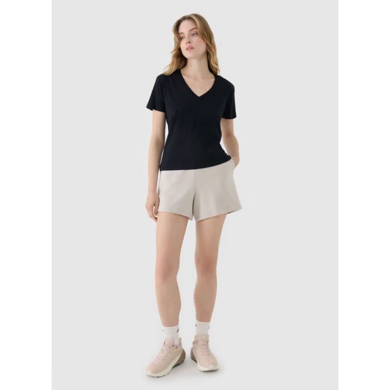 Dámske kraťasy 4F SHORTS CAS F540-83S-BEIGE 3