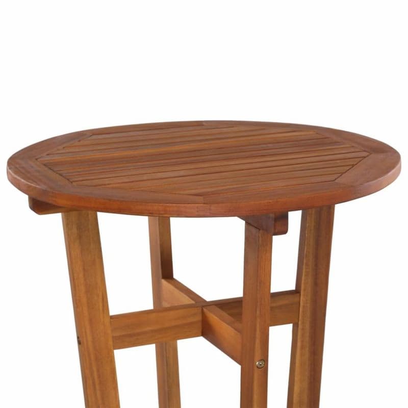 Barový stôl 60 cm z akáciového dreva 3