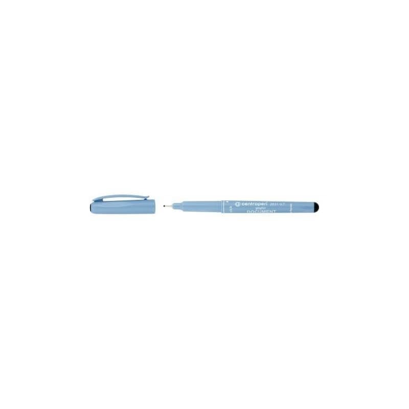 Popisovač Centropen 2631 Dokument čierny 0,7mm