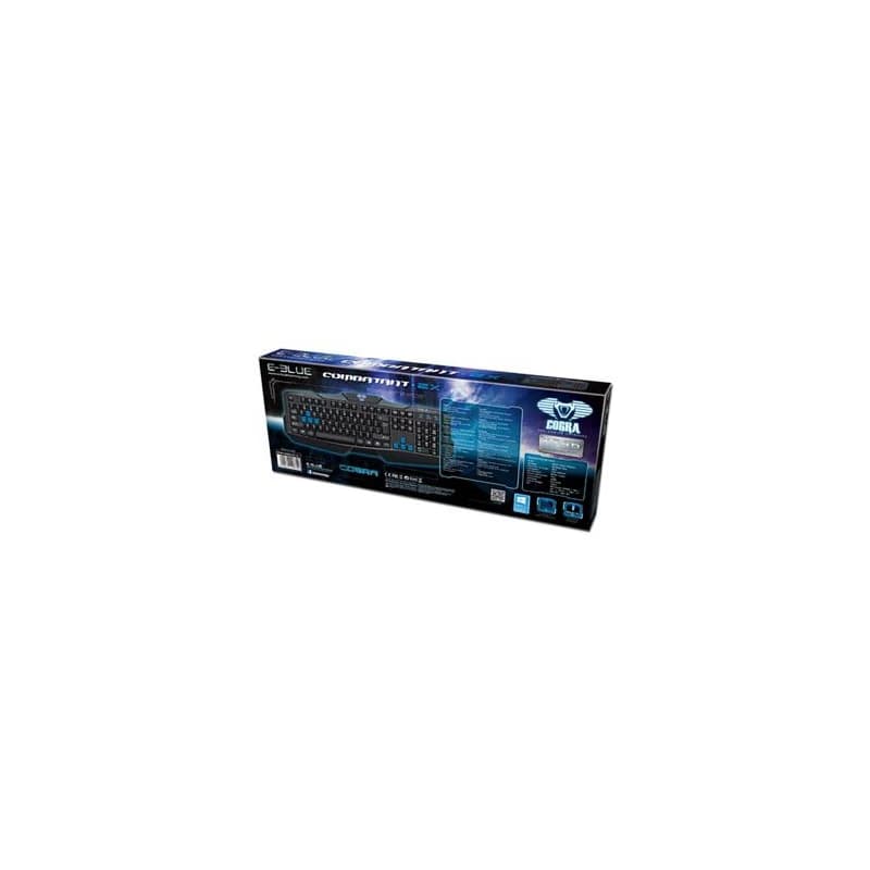 E-blue Cobra EKM746 klávesnica káblová (USB) CZ/SK, čierna, DOPREDAJ 3