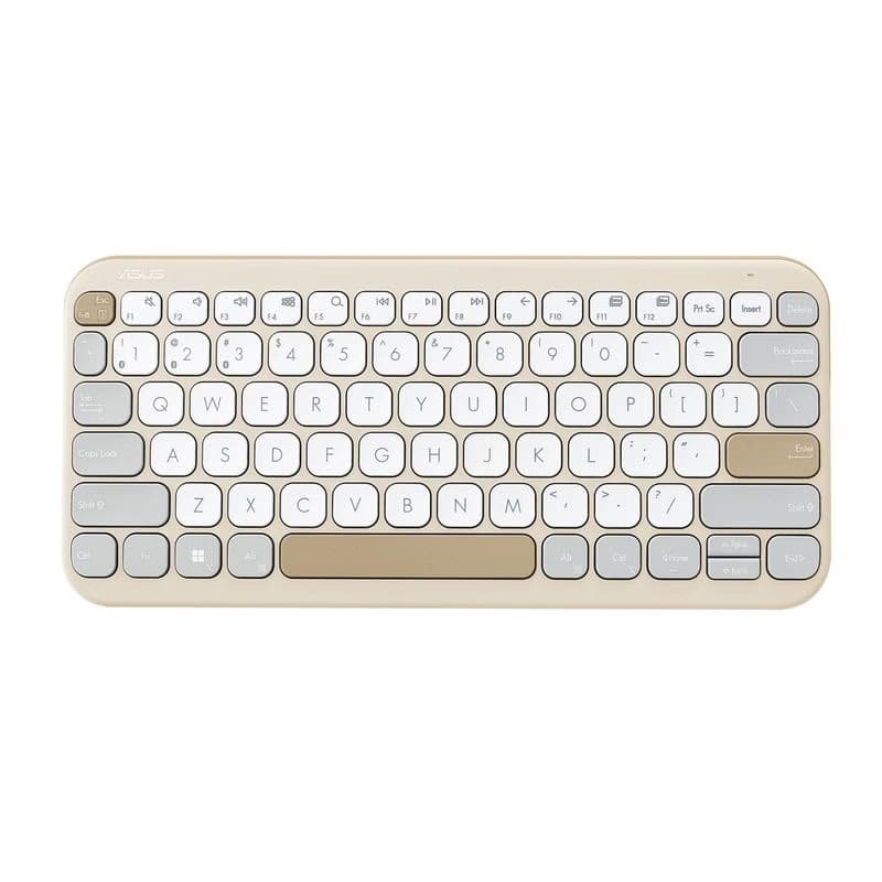 ASUS Marshmallow Keyboard KW100/Bezdrôtová Bluetooth/SK-SK layout/Béžová 2