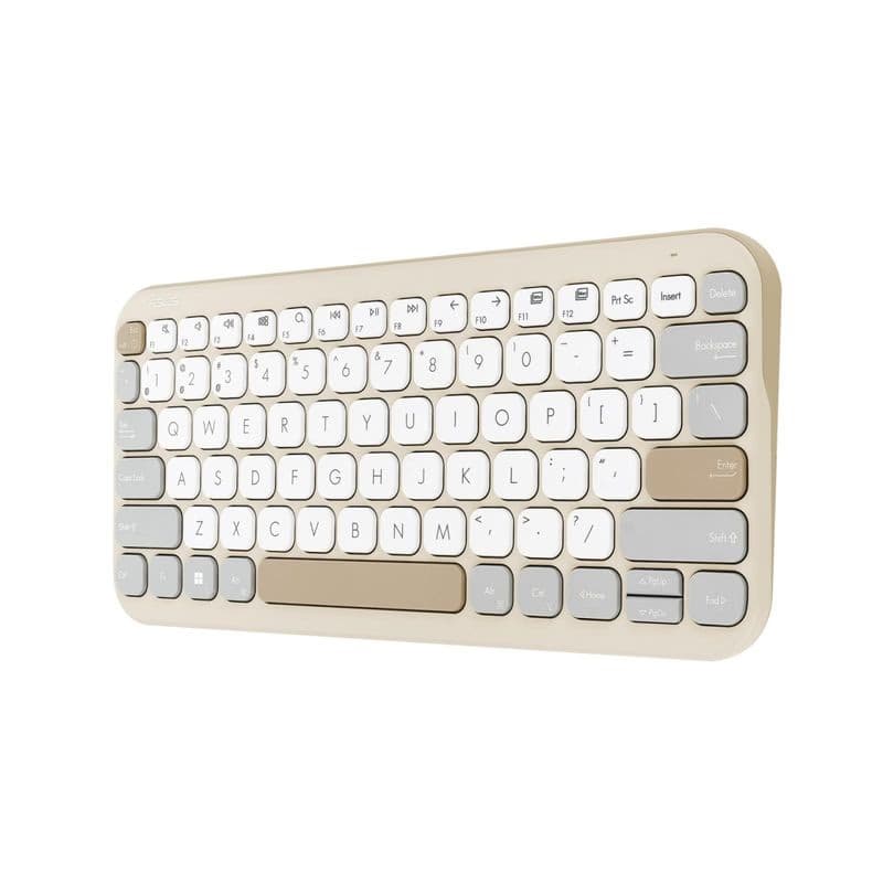 ASUS Marshmallow Keyboard KW100/Bezdrôtová Bluetooth/SK-SK layout/Béžová 4