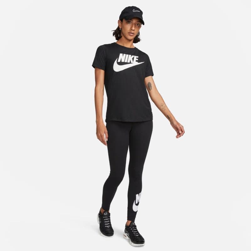 Dámske legíny NIKE W NSW NK CLSC GX HR TIGHT FTRA BLACK WHITE 2