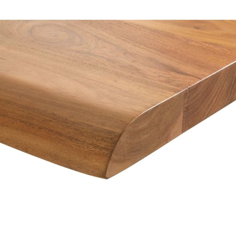 Jedálenský stôl Edge 300x100 XL akácia prírodná Spider plochá oceľ 6