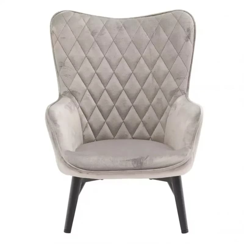 Kreslo Mini Light Grey Velvet 12