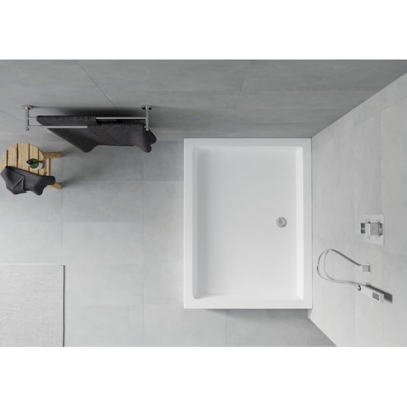 MEXEN - Rio sprchová vanička obdĺžniková 100x80, biela 45108010 3