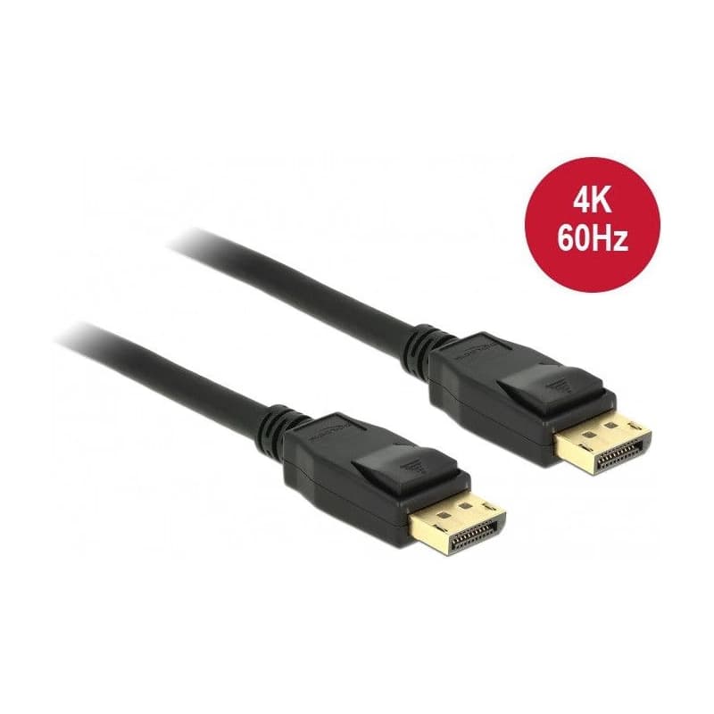 Delock Displayport 1.2 kábel samec > Displayport samec 4K 60 Hz 1,5 m