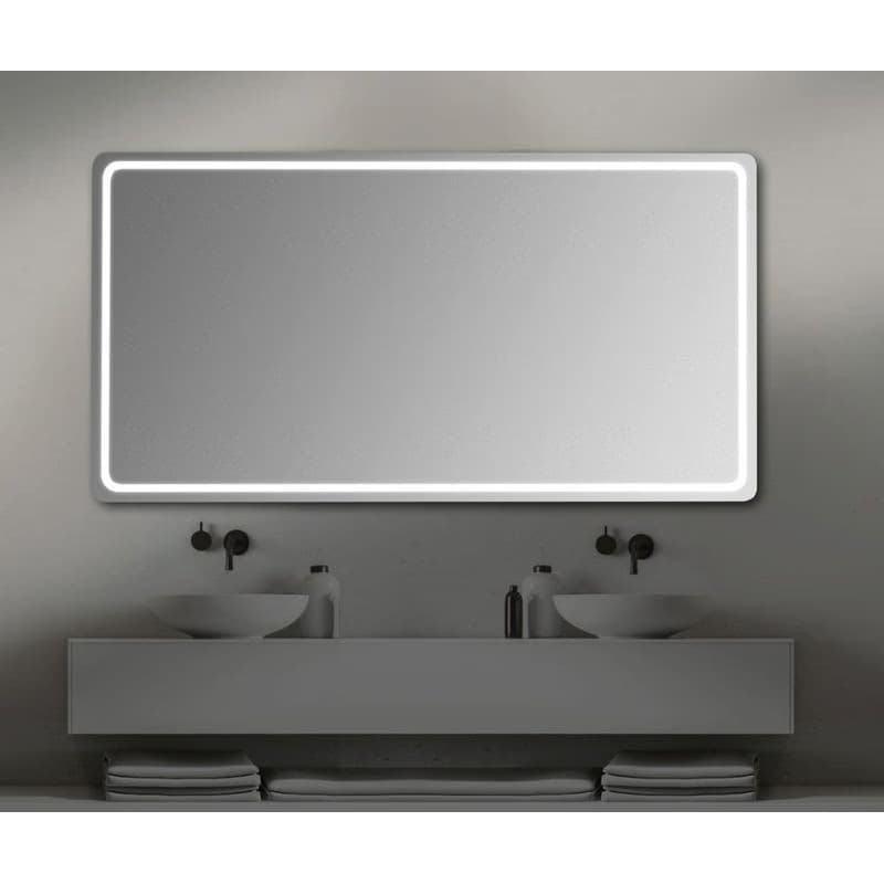 SAPHO - Zrkadlo NYX s LED osvetlením 120x60cm NY120 3