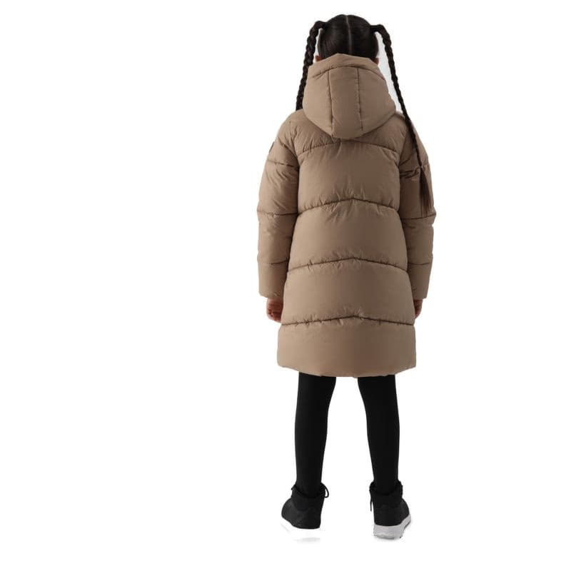 Dievčenská bunda 4F JUNIOR DOWN JACKET-JWAW24TDJAF455-83S-BEIGE 2