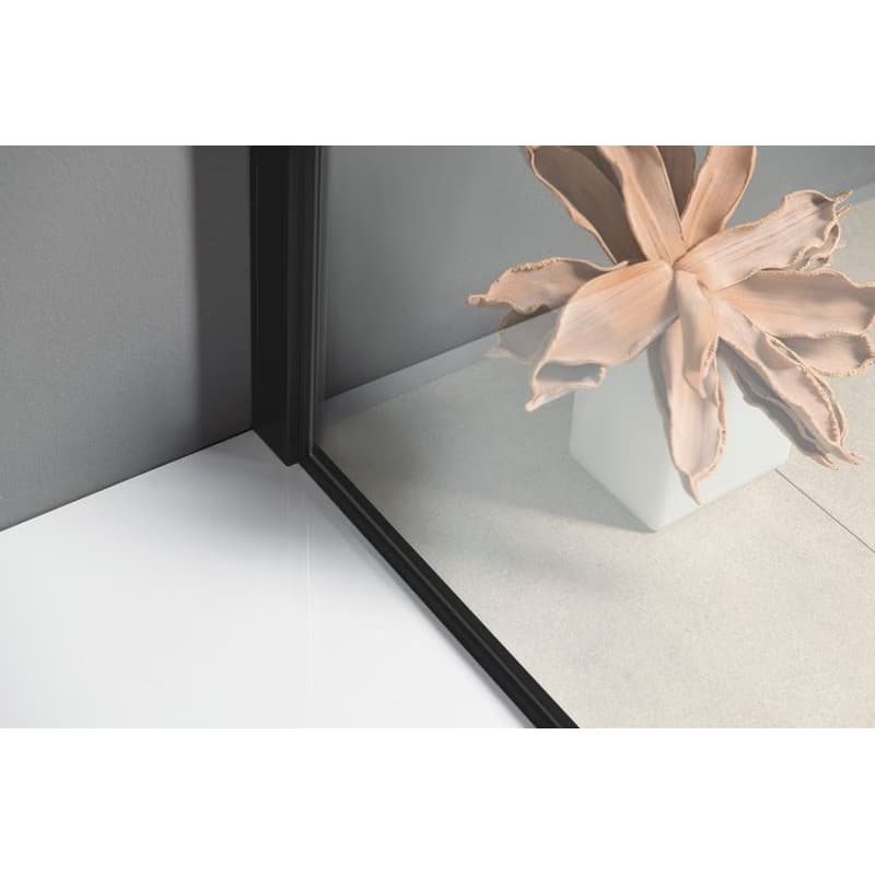 POLYSAN - MODULAR SHOWER BLACK stena na inštaláciu na múr, jednodielna, 800  MS1-80B 6