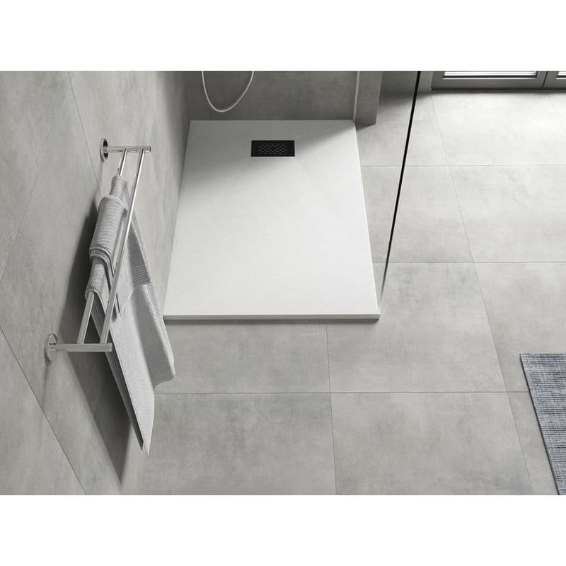 MEXEN/S - Hugo sprchová vanička SMC 100x80, biela, krytka čierna 42108010-B 6