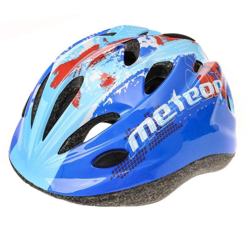 Cyklistická detská prilba MTR BLUE SPLASH, S 1