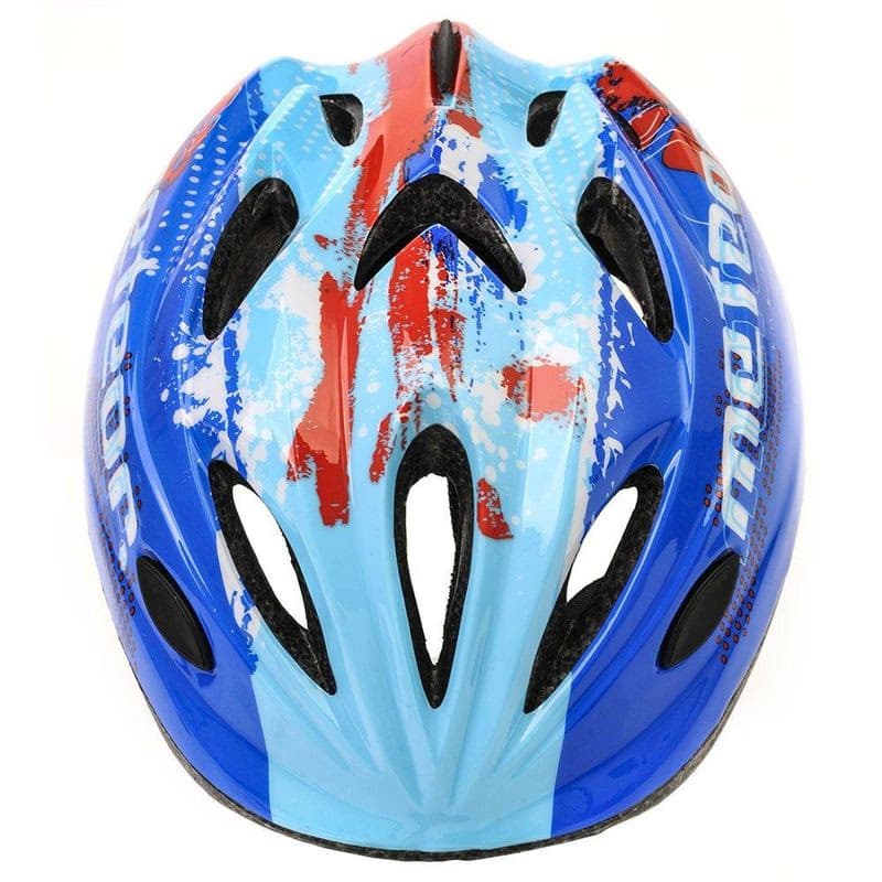 Cyklistická detská prilba MTR BLUE SPLASH, S 4