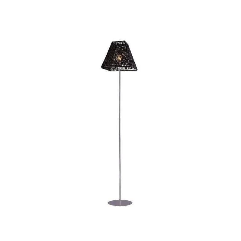 Stojaca lampa čierna 160cm 60W E27 Rombo 1
