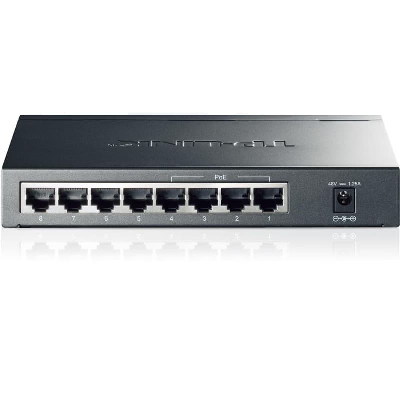TP-Link TL-SG1008P 8xGB (4xPOE) 64W Desktop fanless Switch 2