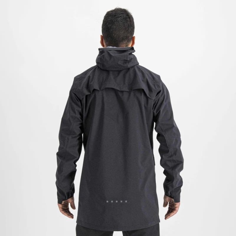 Pánska cyklistická bunda s kapucňou SPORTFUL Metro hardshell, black 3